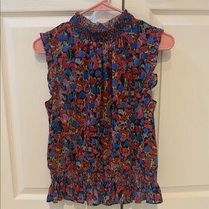Floral Sleeveless Top - Multicolor